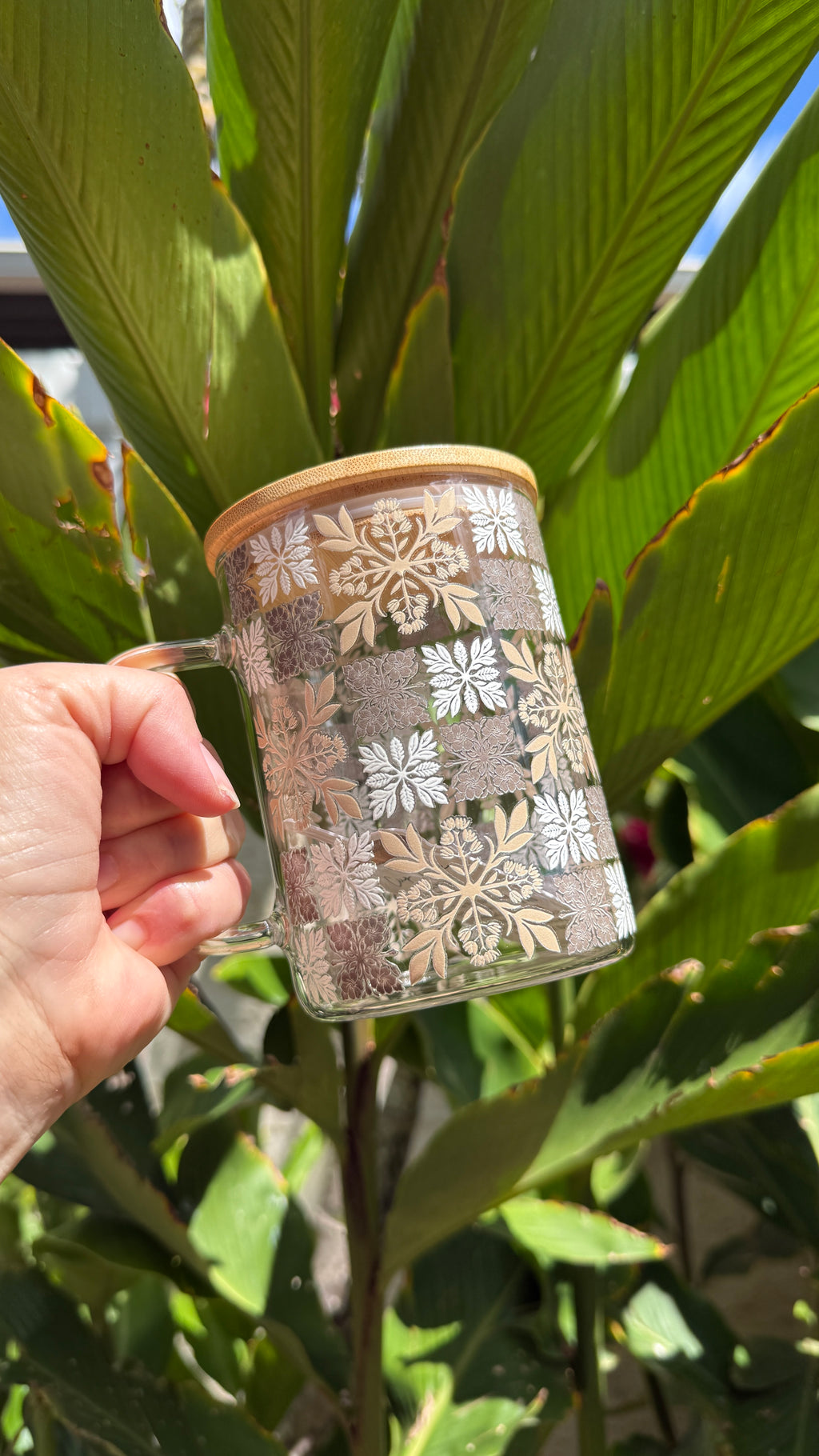 GLASS MUG | Rooted Quilt Design