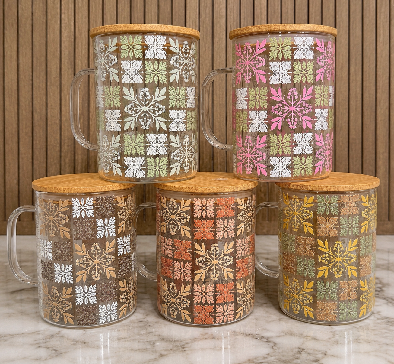 GLASS MUG | Rooted Quilt Design