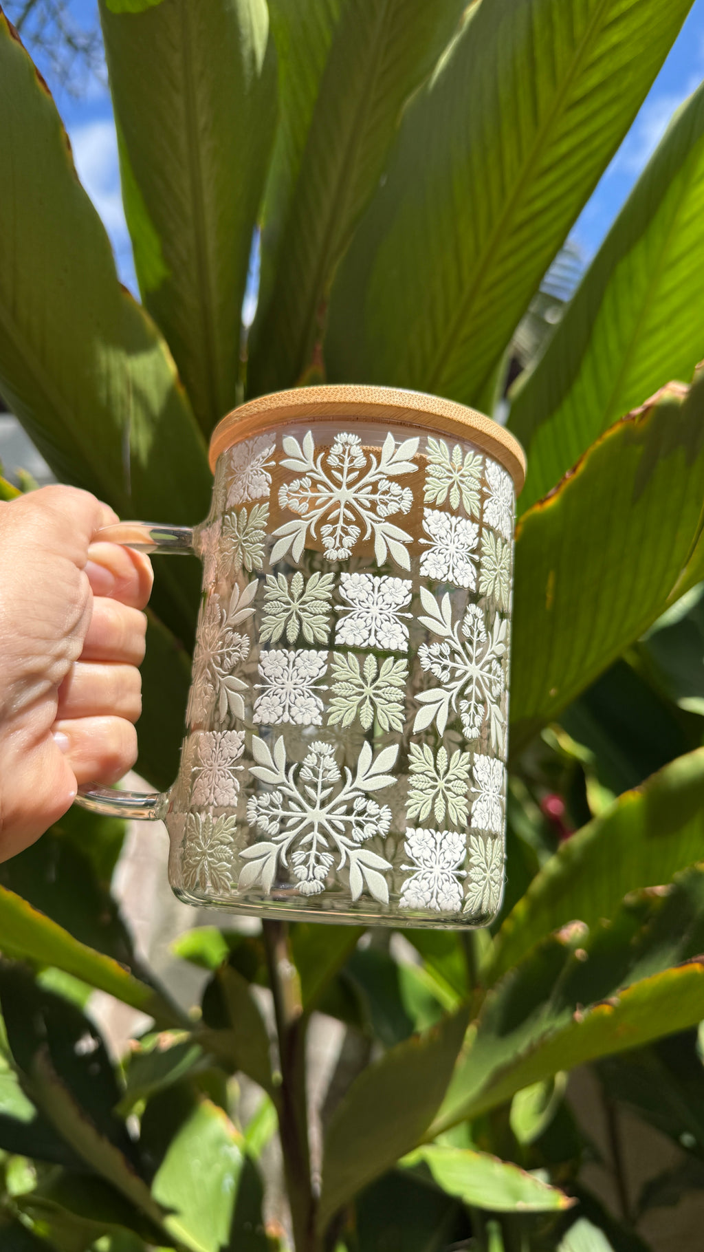 GLASS MUG | Rooted Quilt Design