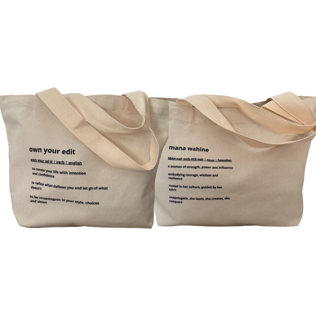 THE BE ERA Tote | Mana Wahine - Own Your Edit