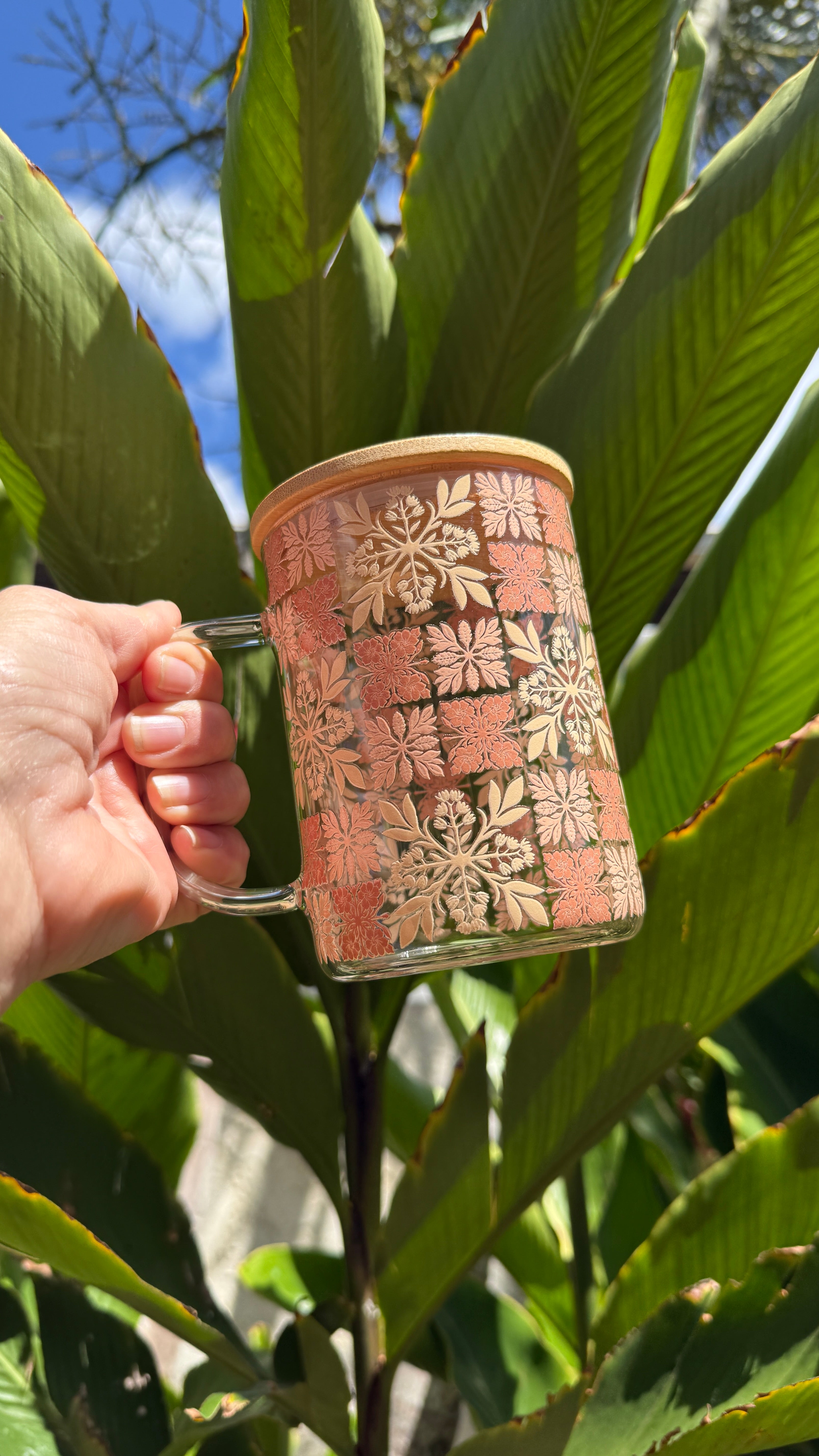 GLASS MUG | Rooted Quilt Design