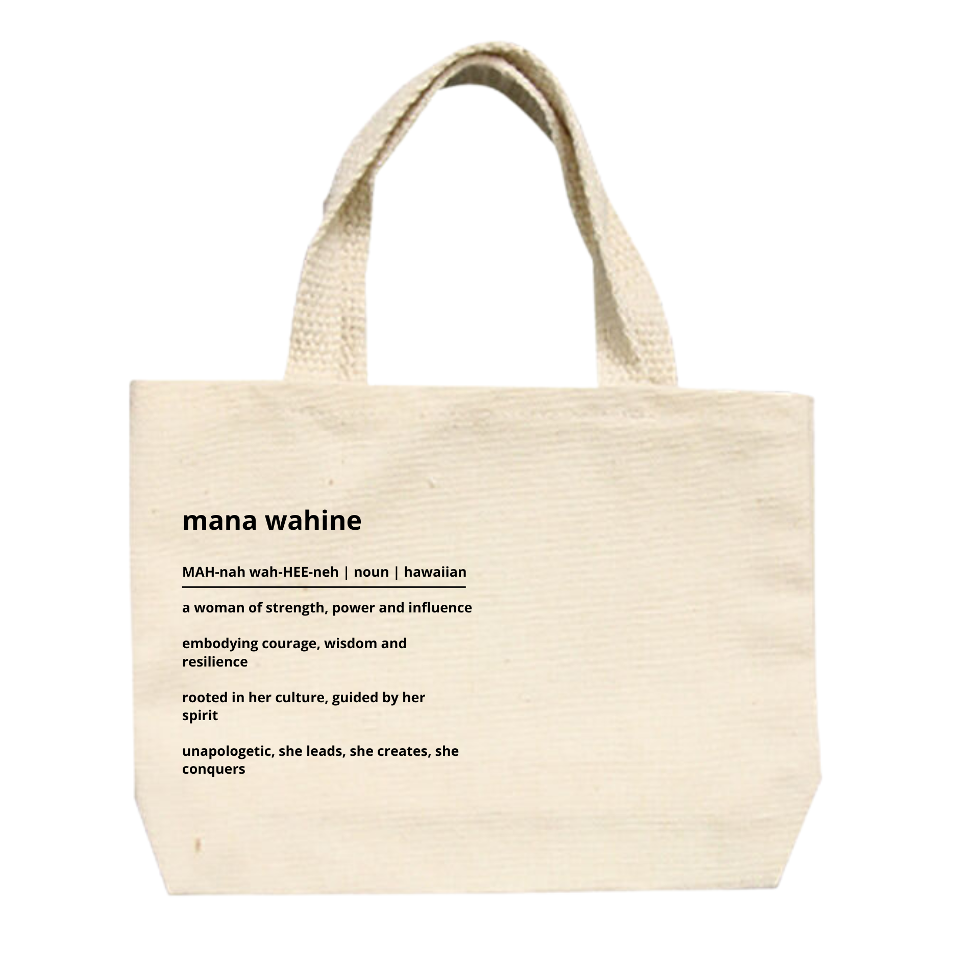 THE BE ERA Tote | Mana Wahine - Own Your Edit